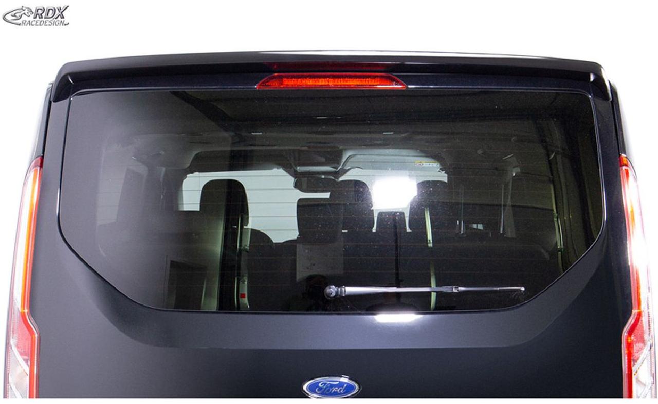 Glanzend zwarte dakspoiler passend voor Ford Tourneo Custom en Transit Custom met dubbele deuren model vanaf 2023